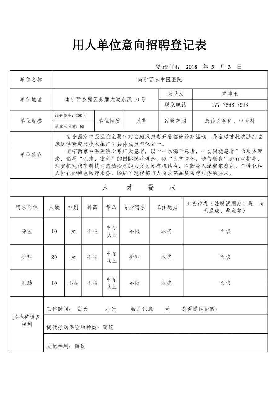 南宁西京中医医院招聘登记表.jpg
